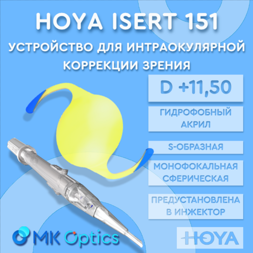 Hoya 151 D +11,50 Hoya 151 D +11,50