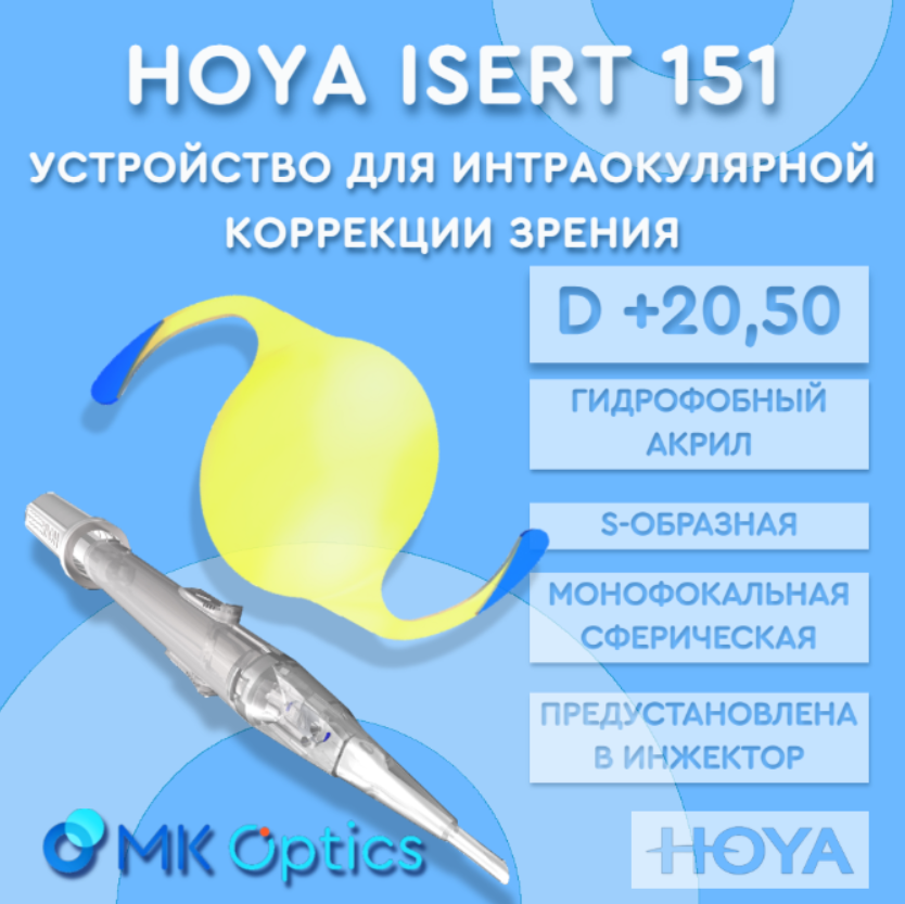 Hoya 151 D +20,50 Hoya 151 D +20,50