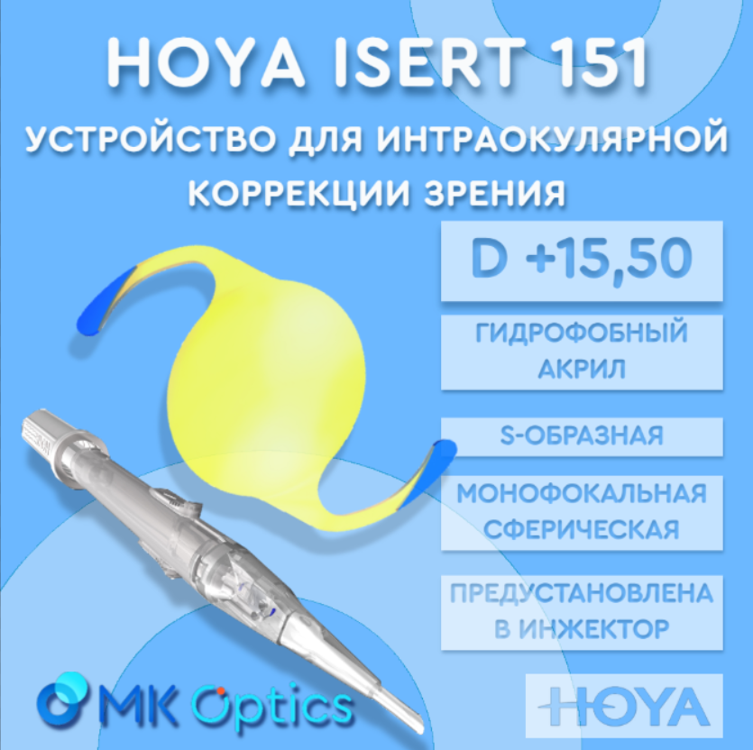 Hoya 151 D +15,50 Hoya 151 D +15,50